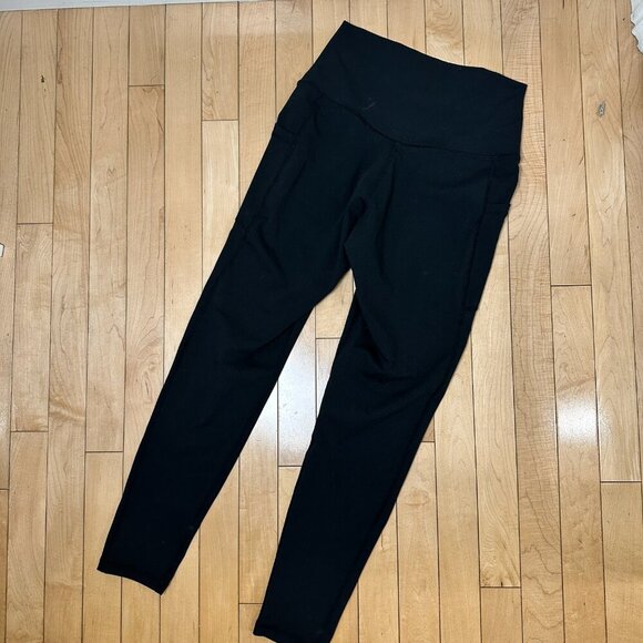 COLORFULKOALA Classic Black Leggings with Side Pockets Size Medium - Picture 5 of 7